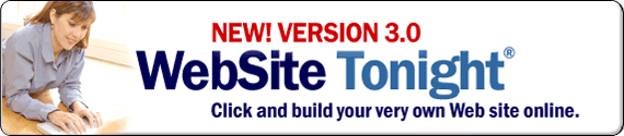 Create advanced Web sites with HostingDude.com's WebSite Tonight.